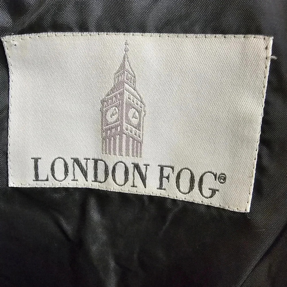 London Fog XL‎ over size parka jacket sage green hooded drawstring waist - Picture 5 of 9